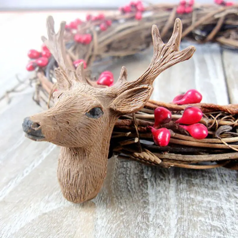 

Christmas Deer Silicone Cake Moulds Chocolate Fondant Moulds 3D Cake Mound Baking Molds