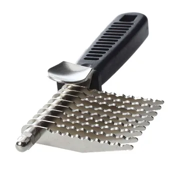 

Pet Puppy Dog Cat Hair Grooming Brush Comb Dematting Tool Black New