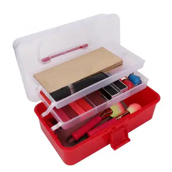 

Nail Polish Organizer Portable Nail Art Decoration Storage Case Rhinestone Nail Polish Organizer Container Box (Red) Nail Chart