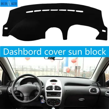 

Car Dashboard Cover Sun Shade Dash Mat Pad Carpet Car Stickers Interior Accessories For Peugeot 206 2004 2005 2006-2008