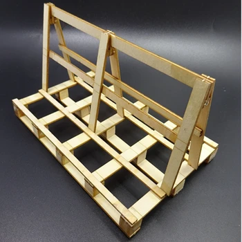 

Rc Toys Truck Transport Wooden Frame Scene Model For 1/14 Scale Remote Control Toy Car Tamiya Tractor Trailer Simulation Parts