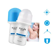 50ml Women Men Flower Fragrance Fresh Clear Ball Body Lotion Roll-On Body Antiperspirants Underarm Deodorant Smooth Perfumes