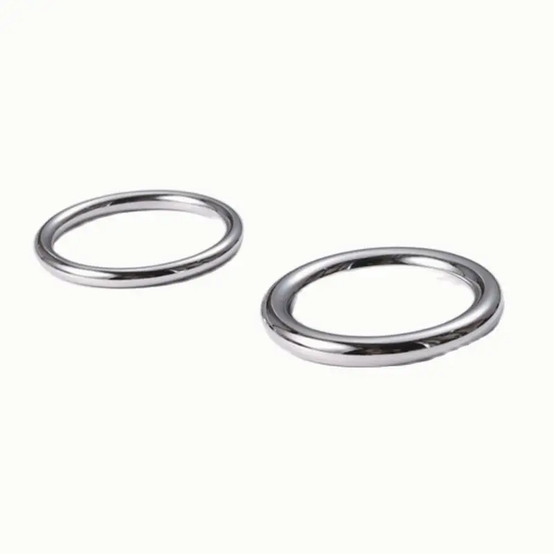 Eastlily Simple Silver Rings For Women 2mm Titanium Steel Rings For