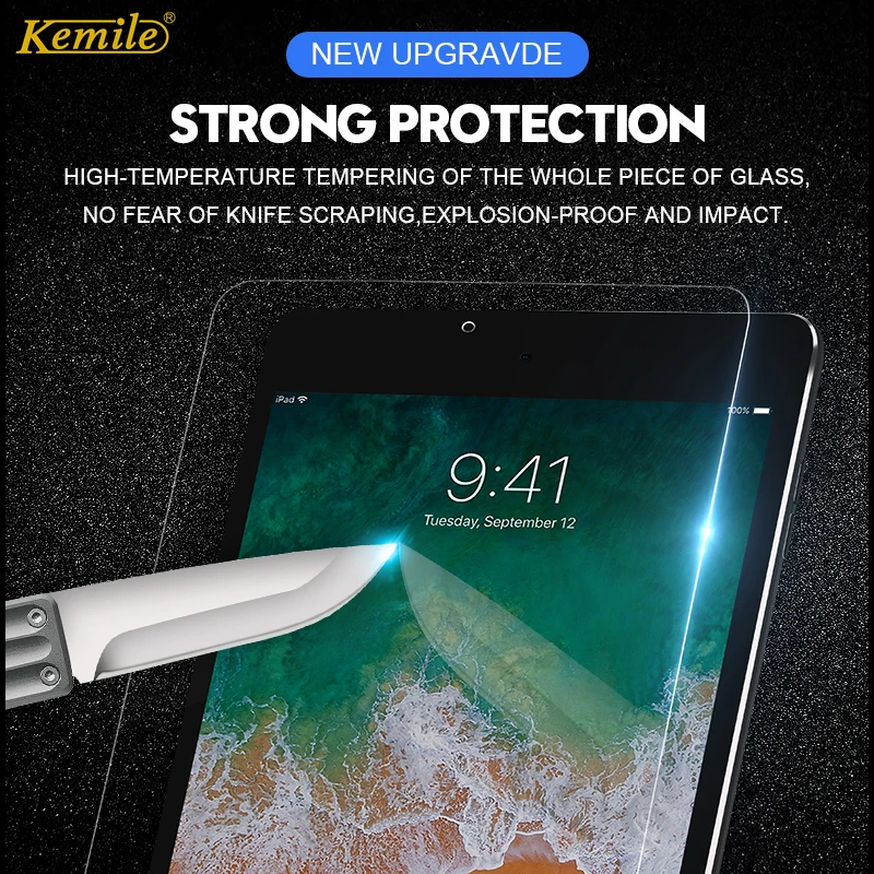 Изогнутое полноэкранное защитное стекло 9D для iPad mini 5 4 2019 Air 3 2 1 закаленное Pro 11 10 9 7