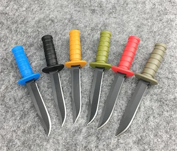 

Hot 100pcs/lot Portable Necklace Survive Opener EDC Pocket Self Blade Fruit Knife Camp Outdoor Hunt Defense Hike