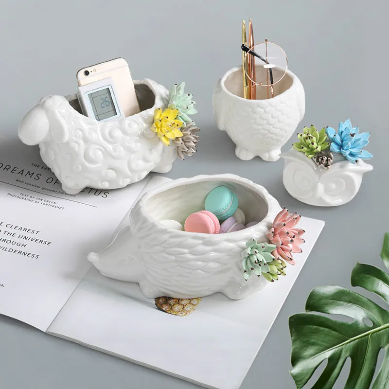 Plato cermico para fruta conejo lindo decoracin suave decoracin creativa decoracin del hogar plato de Snack plato