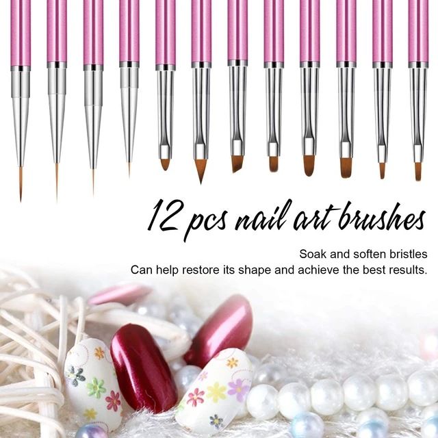 Buy Set of 3 Floral Detailing Nail Art Brushes at the Best Price!