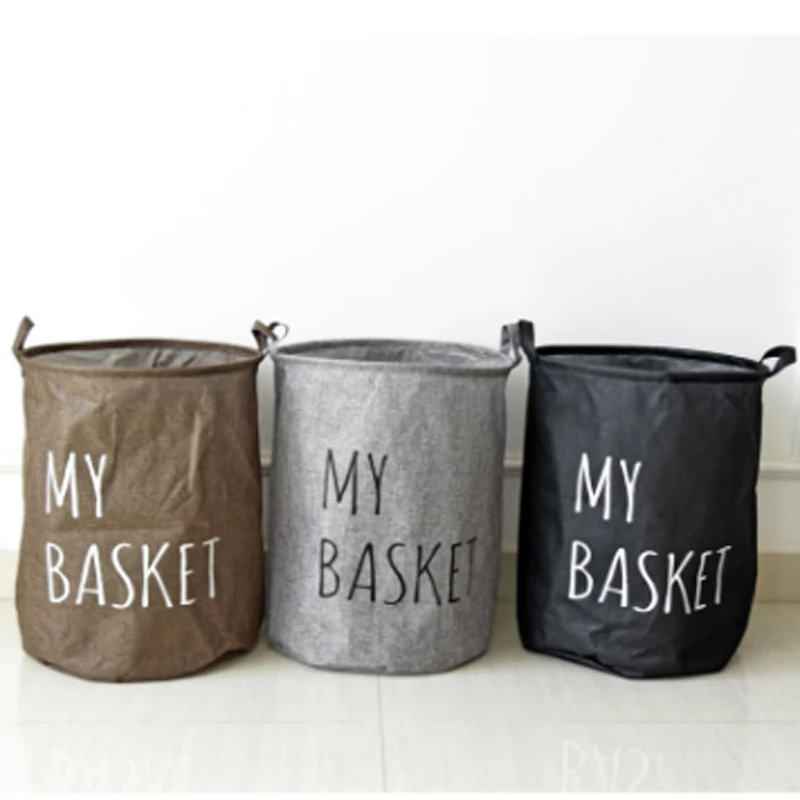 

Multifunction Open Laundry Bucket Foldable Clothes Storage Basket For Bathroom Durable Toy Storage Basket With Handle For Home