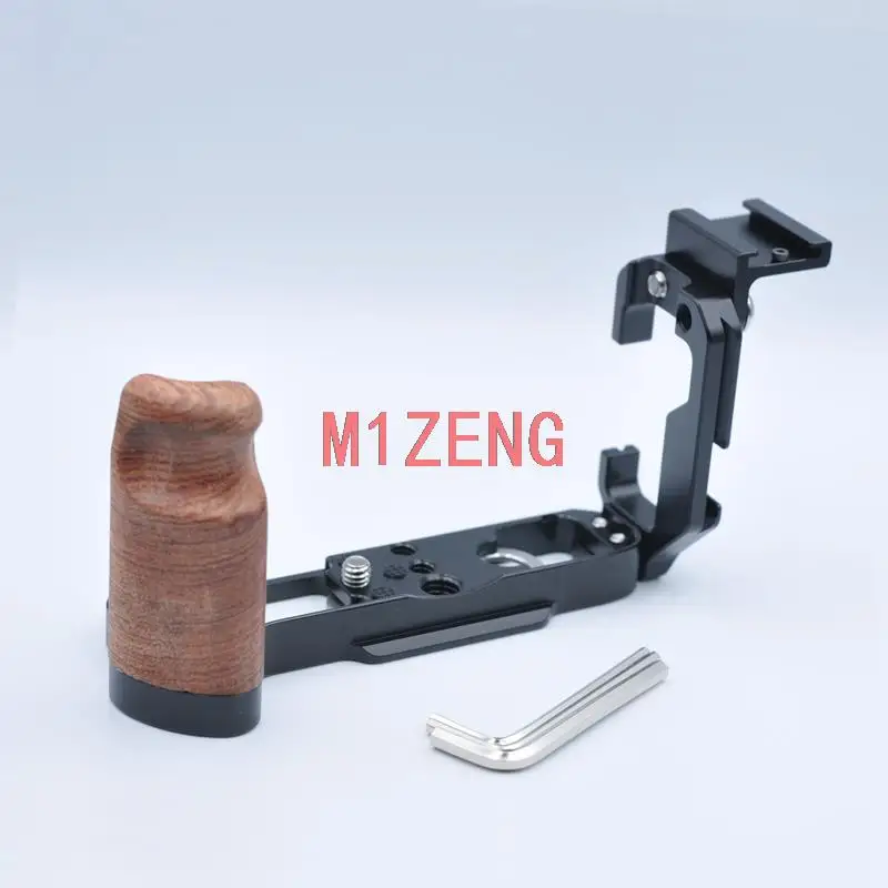 

XA7 wooden Vertical Quick Release L Plate/Bracket hand Grip holder for Fuji FUJIFILM X-A7 camera RRS tripod