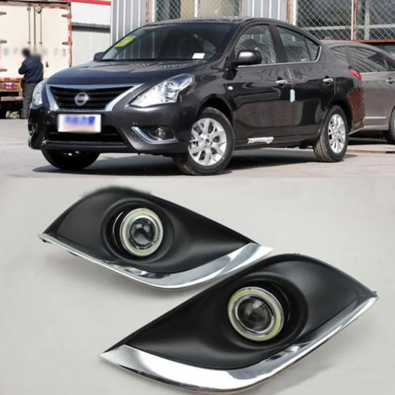 

Innovative COB Fog Light Angel Eye Bumper Projector Lens for Nissan SUNNY 2014