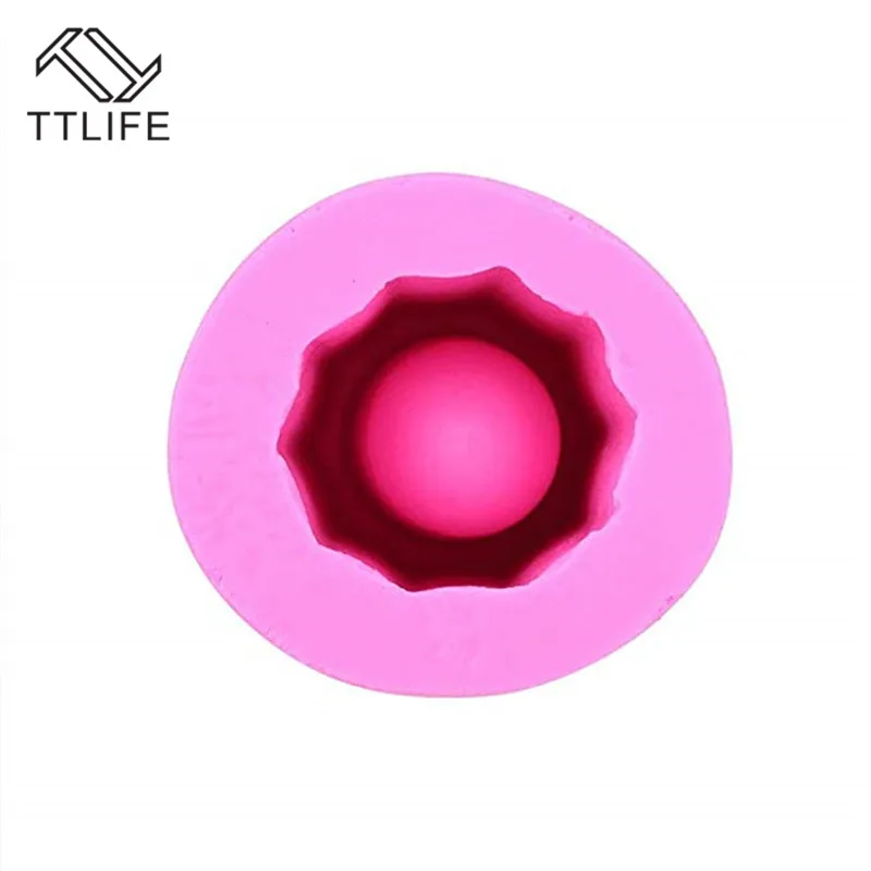 TTLIFE изготовление суккулентов бетонная силиконовая форма 3D цветочный горшок