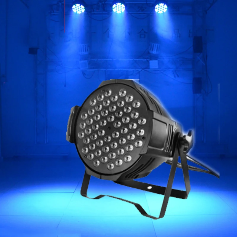 54 Вт par light RGBW светодиодный плоский круглое светодиодное Освещение DJ can club свет бар