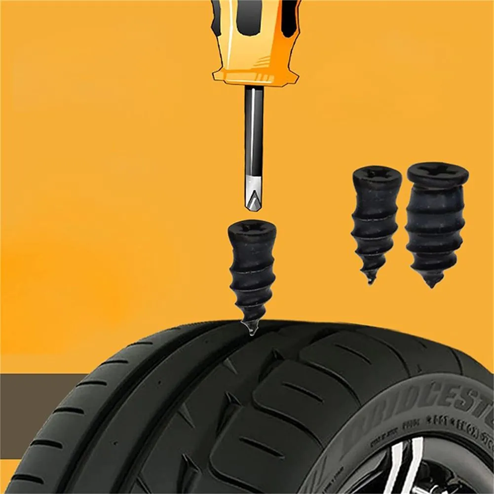 5pcs Car Vacuum Tire Repair Tubeless Rubber Nails S/L Motorcycle Motorcross Electric Bicycle Quick |