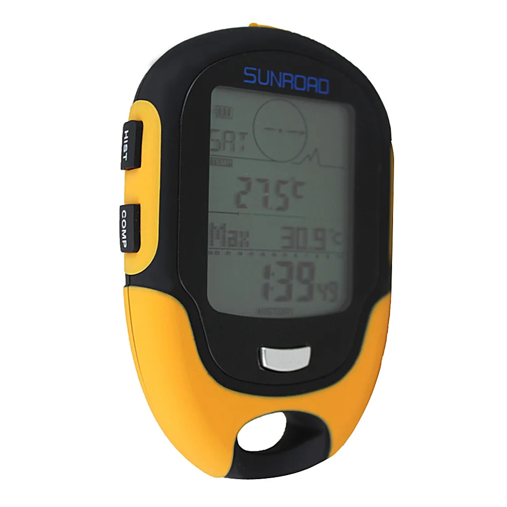 FR500 Wasserdichte digitale Kompass Höhenmesser LCD Digital Barometer Hygro 