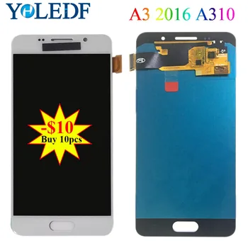 

4.7'' SUPER AMOLED For SAMSUNG Galaxy A3 2016 A310 A310F A3100 LCD Display Touch Screen LCD Digitizer Assembly Replacement Parts