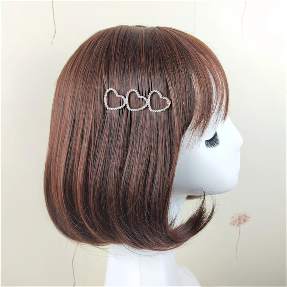 1PC New Shining LOVE Triangle Star Hairpins Diamond Barrette Hair Clips For Girls Styling Tool Hairgrip Women Hair Accessories (6)