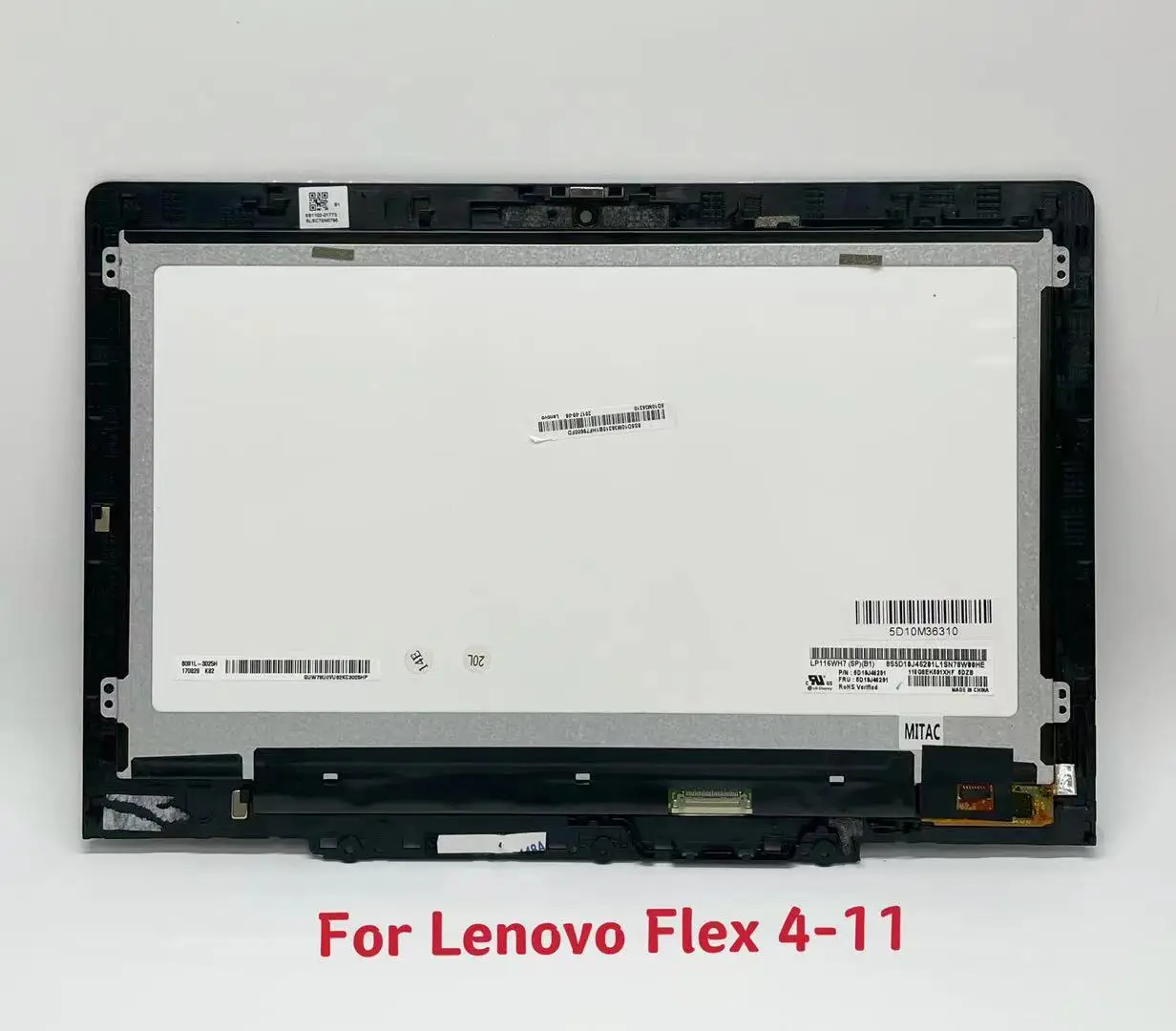 ЖК-дисплей сенсорный дигитайзер стекло в сборе для Lenovo Flex 4-1130 80U3 1366*768 30PIN |