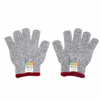 

1Pair Kitchen Anti-Cutting Cut Resistant Butcher Gloves Finger Protector
