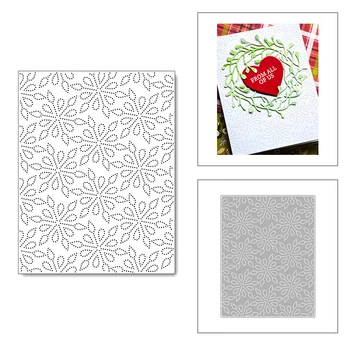 

2020 New Christmas Rectangle Background Embossing Metal Cutting Dies For DIY Cut Paper Craft Making Card Scrapbooking No Stamps