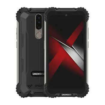 Перейти на Алиэкспресс и купить DOOGEE S58 Pro Мобильный Телефон IP68/IP69K водонепроницаемый прочный телефон 5180 мАч 5,71 дюймFHD + дисплей 6 ГБ + 64 ГБ Android 10 NFC Смартфон