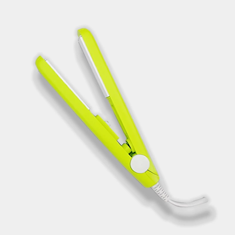 Apple Green-no box Новинка, мини-выпрямитель для волос, машинка для стрижки волос, щипцы для завивки волос, щипцы для завивки вьющихся волос, утюжок для выпрямления волос, щетка, плоский Утюг - Color: Apple Green-no box