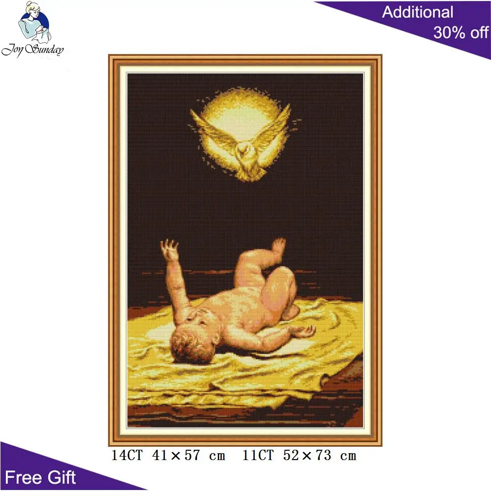 Joy Sunday мир и будущее RA304 14CT 11CT Счетный штампованный домашний декор детский набор