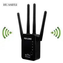 

HUASIFEI WR16 Wifi Repeater Wireless Router WLAN Signal Amplifier 2.4G ISP WiFi Range Extender Booster 802.11N/B/G Repetidor