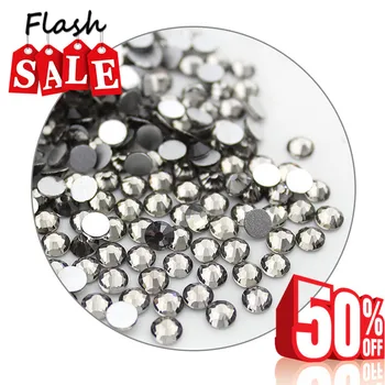 

NO.12 Swarovsky Top Glitter SS3-SS6 1440pcs Gray 3D Non Hot Fix FlatBack Strass Sewing & Fabric Garment Rhinestone Nail Art
