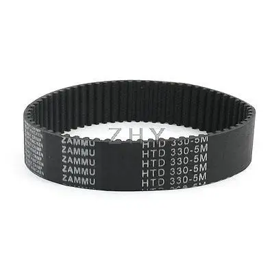 

HTD330-5M 66 Teeth 25mm Width Rubber Cogged Synchronous Timing Belt Replacement
