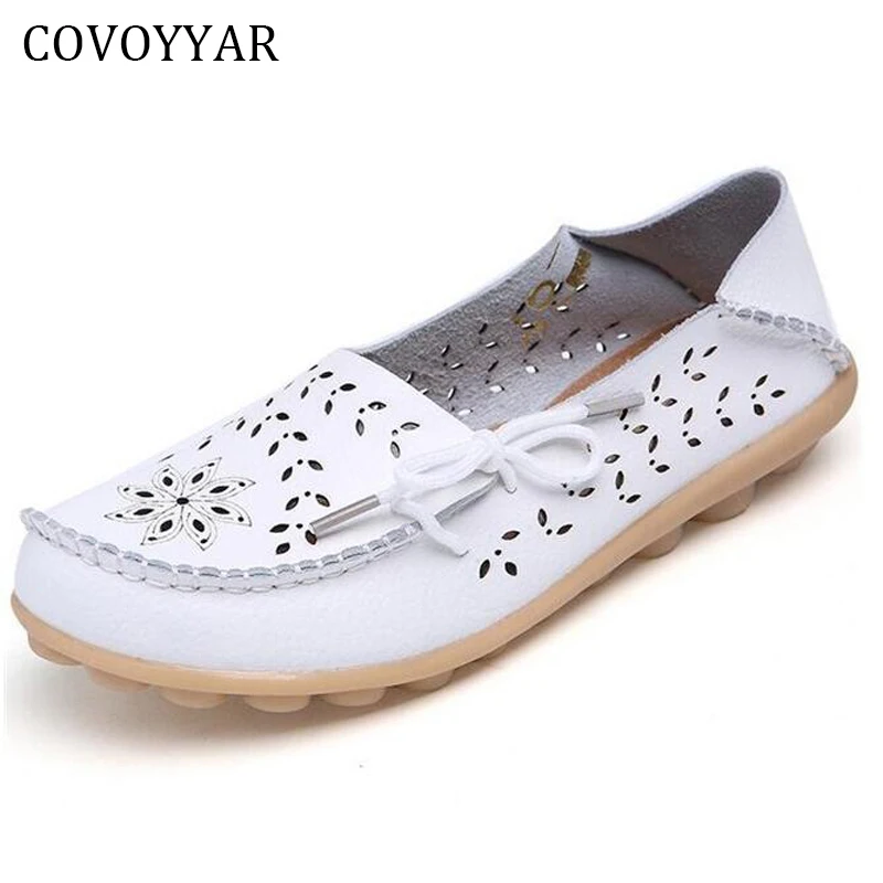 Туфли женские с вырезами удобные мокасины лоферы без застежки Повседневная