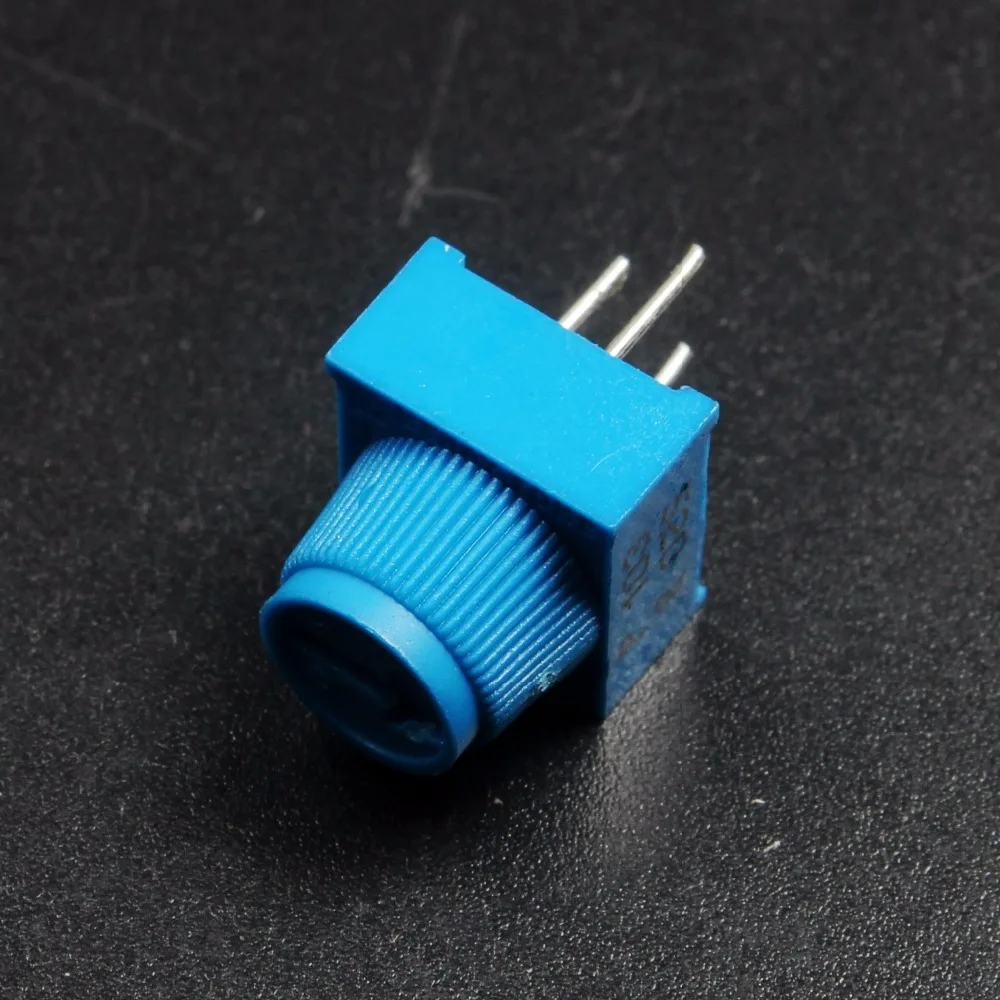 Trimming Potentiometers Variable Resistors Breadboard Trimpot with Knob 1K 10K 20K 50K 100K 10PCS trimmer potentiometer adjustable resistor