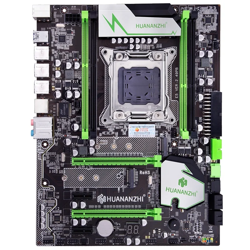 HUANANZHI X79-2.49 материнская плата LGA2011 ATX USB3.0 SATA3 PCI-E NVME M.2 SSD порт поддержка 4X16G память протестирована