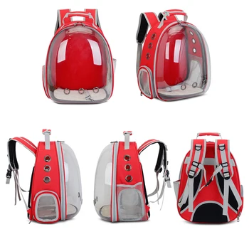 Cat Carrier Bags Cat Cage Transport Backpack Bag Travel Pet Portable Breathable Dog Backpack Transparent Bag Carrier Pet For Cat 3