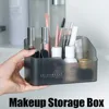 Plastic Makeup Bathroom Storage Box Cosmetic Organizer Desktop Make Up Jewelry Storage Case Sundries Table Container Organizer ► Photo 2/6