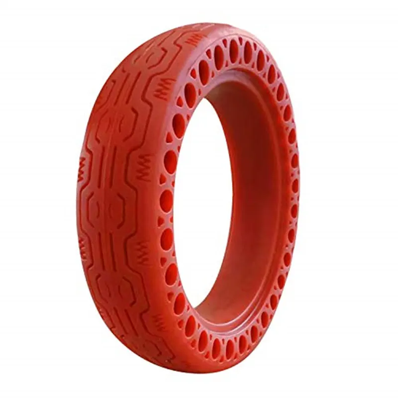 Hollow tires Электрический Скутер Резиновые шины прочные Анти-взрыв шины бескамерные Твердые TReplacement шины для Xiaomi Mijia M365 Электрический скутер - Цвет: Hollow tires