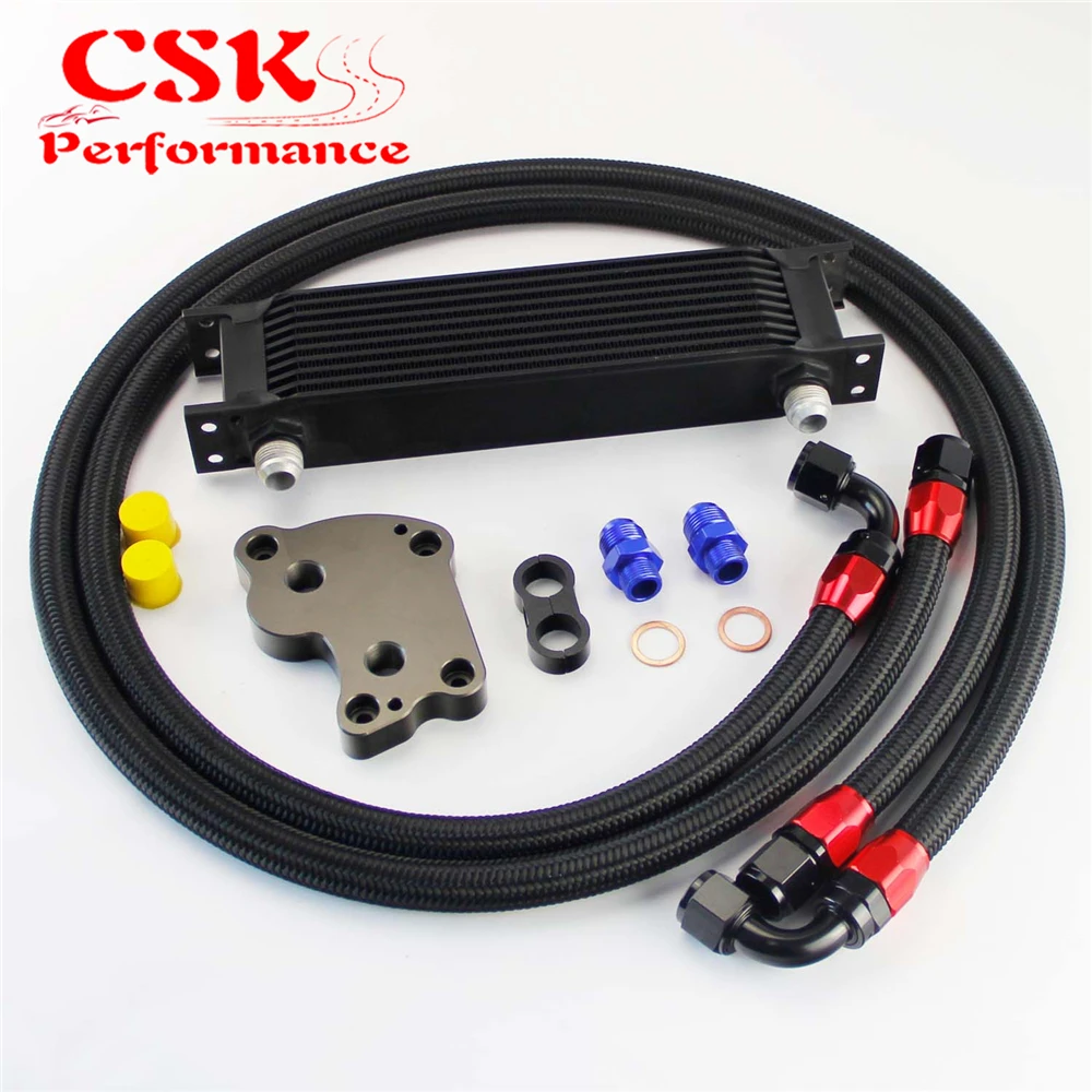 10 РЯД 248 мм AN10 Масляный радиатор British Kit Подходит для BMW Mini Cooper R53 Supercharger