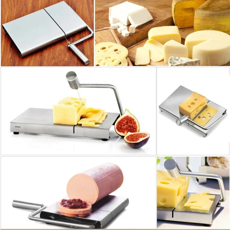 Cheese Butter Slicer Cutter Board Cutting Kitchen Hand Tool Stainless