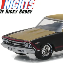 Зеленый светильник 1: 64 1969 Chevrolet Chevelle игрушечный автомобиль игрушки для детей литая модель автомобиля подарок на день рождения