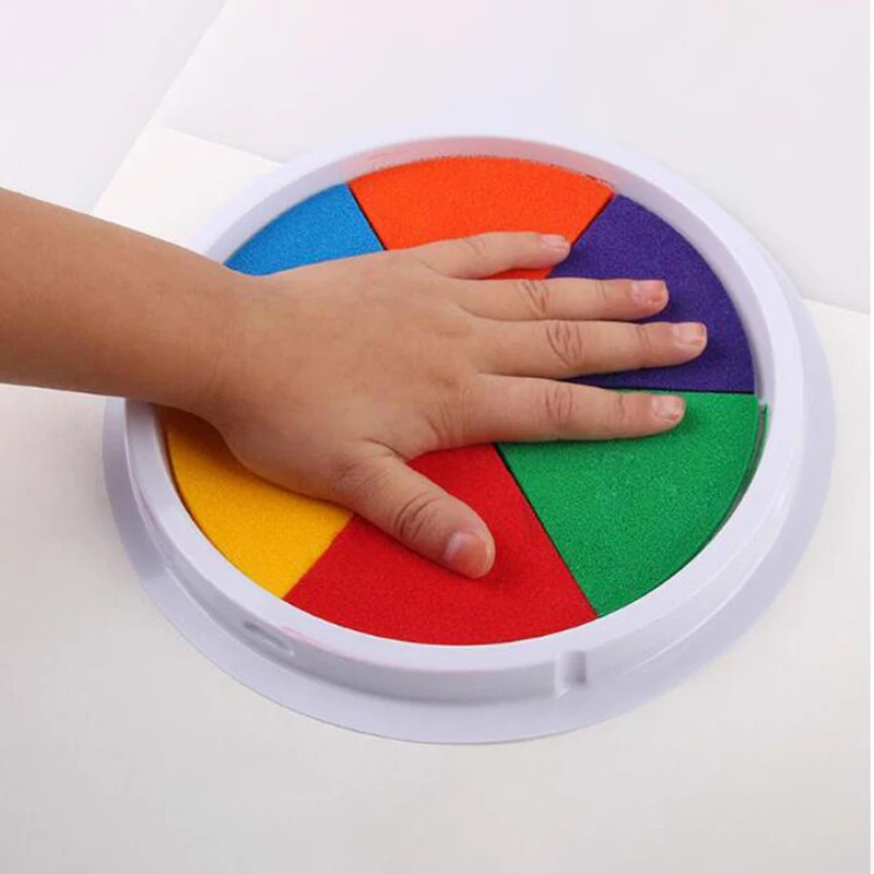 Чернильная картина для пальцев 6 цветов|Юный художник| |