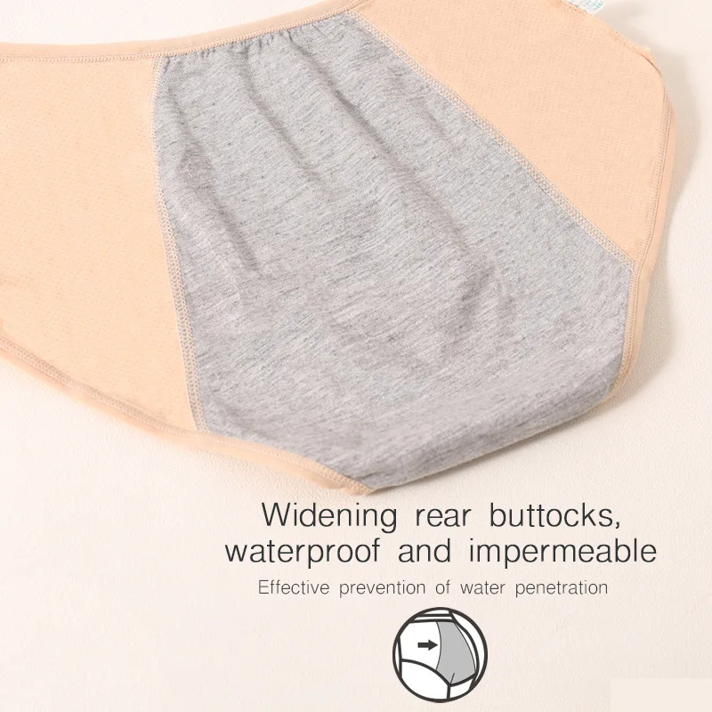 Leak Proof Menstrual Period Panties Women Underwear Physiological Pants Cotton Seamless Briefs High Waist Female Dropshiping 6