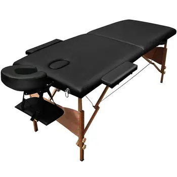 

Costway 84"l Portable Massage Table Facial SPA Bed Tattoo W/free Carry Case (Black) HB85207BK