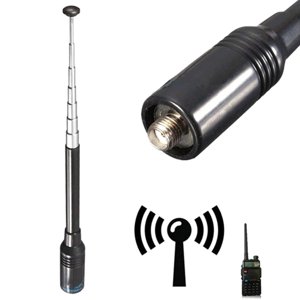 

NA-771R 144/430MHz Dual Band Telescopic SMA-F Female Antenna for Walkie Talkie Baofeng UV-5R UV-82 Nagoya NA-773 NA-774
