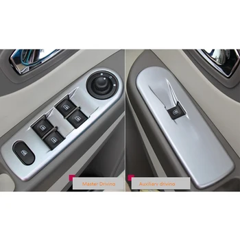 

For Renault Captur 2015 2016 2017 Car Styling Accessories ABS door Window glass inner panel Armrest Lift Switch Button trim