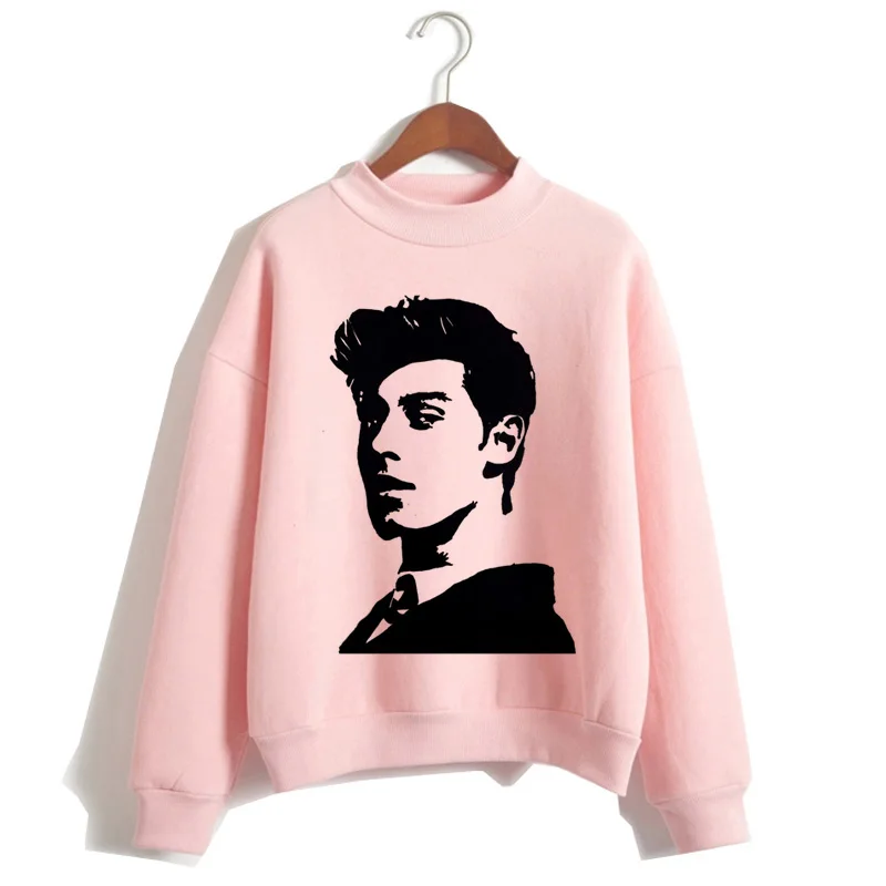 Shawn, мужские толстовки, для мужчин/wo, Harajuku, Kpop, толстовки, Kawaii, корейские, негабаритных размеров, с капюшоном, женские толстовки, хип-хоп, женская одежда - Цвет: C5