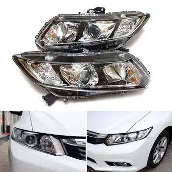

For Honda Civic Sedan 2012-2015 Auto Front Right&Left Halogen Lamp Headlights New 2PCS