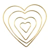 1Pc Love Heart Shape  Dream Catcher Rings Metal Craft Hoops for Dreamcatchers Wreaths Macrame Project DIY Accessories 5-20cm 1