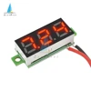 0.28 Inch 2/3 Wire LED Digital Voltmeter DC 2.5V-30V DC 0-100V Voltage Meter for Auto Car Mobile Power Voltage Tester Detector ► Photo 3/6