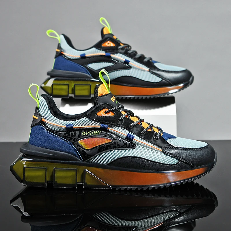 

2021 High-Quality Trend Running Shoes for Men Outdoor Walking Jogging Sports Shoes Breathable Chunky Sneakers Zapatos De Hombre