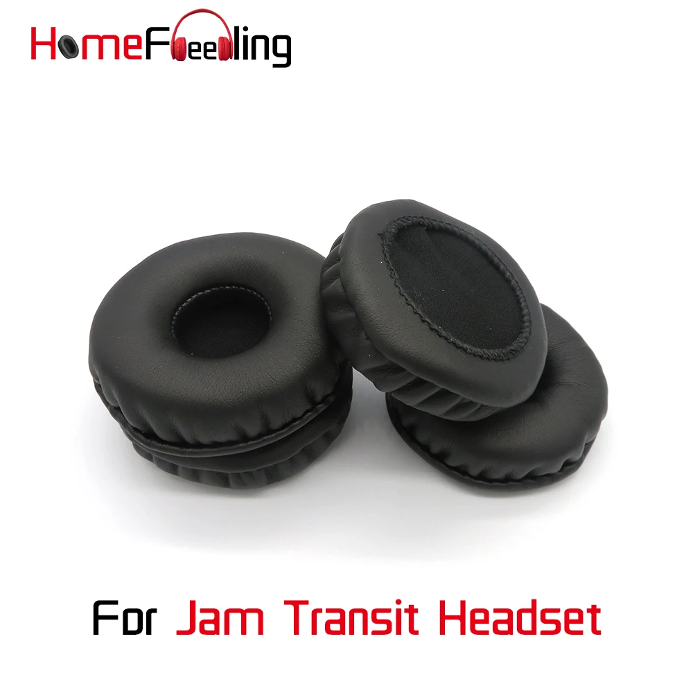 

Homefeeling Ear Pads For Jam Transit Bluetooth Headset Earpads Round Universal Leahter Repalcement Parts Ear Cushions