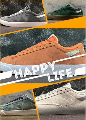 2021 americana nueva de Trailblazer SB corte bajo zapatos casuales zapatos de los hombres y de las mujeres zapatos de corte bajo Graffiti Zapatos de skate zapatos 36-45